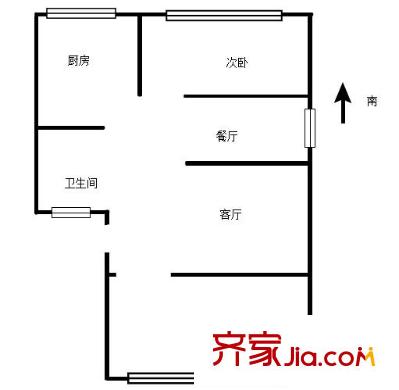 南臺巷小區(qū)戶型圖戶型圖 2室 2室2廳1衛(wèi)1廚
