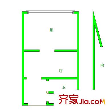 建工學(xué)院宿舍戶型圖戶型圖1室 1室1廳1衛(wèi)1廚