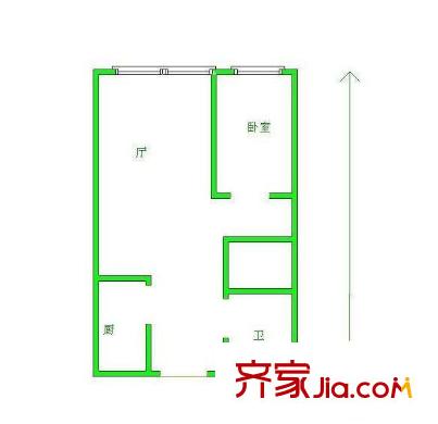 香格里拉菁英匯戶型圖戶型圖 2室 2室1廳1衛(wèi)1廚