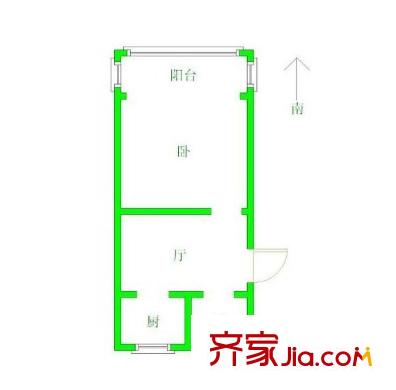 香格里拉菁英匯戶型圖戶型圖 1室  1室1廳1衛(wèi)1廚