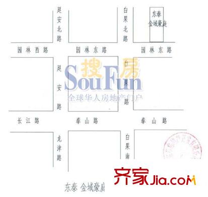 金域豪庭交通圖