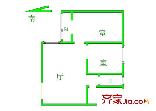 云燕園戶型圖戶型圖2室 2室2廳1衛(wèi)