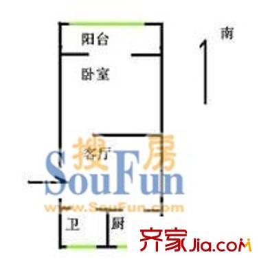 羅山二村 戶型圖