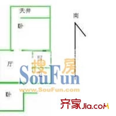 羅山二村 戶型圖