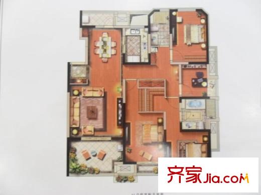 舒诗康庭 4室 户型图