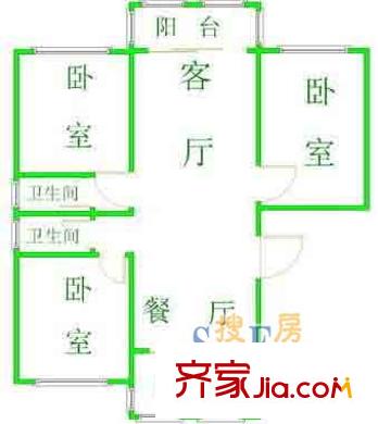 上海 恒大華城梅山苑 戶型圖