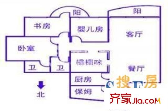 上海 总统公寓 户型图
