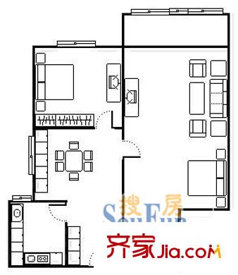 上海 荷一小區(qū) 戶型圖
