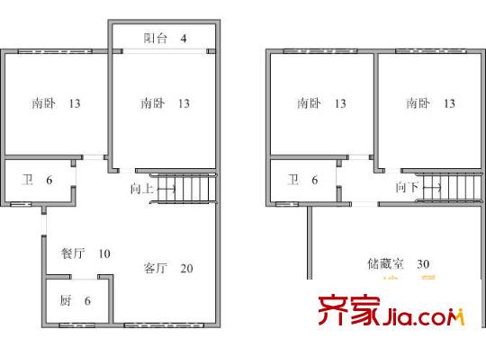 上海 莘闵花园 户型图