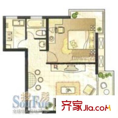 上海 金沙丽晶苑二期 户型图
