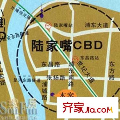 濱江蘭庭交通圖