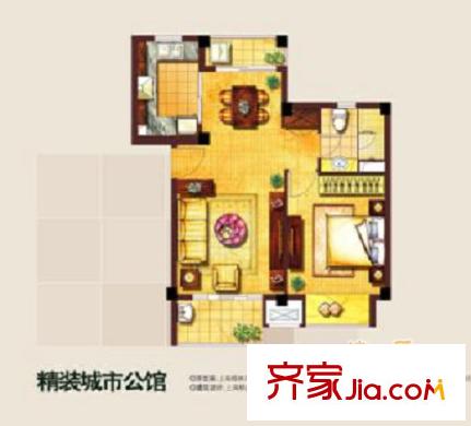 上海 金地格林世界城市公馆 户型图