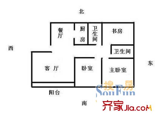 上海 裕盛豪园 户型图
