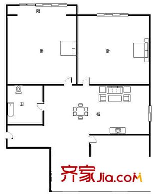 芳華路268弄小區(qū)戶型圖上海 芳華路268弄3室 戶型圖 3室2廳1衛(wèi)1廚