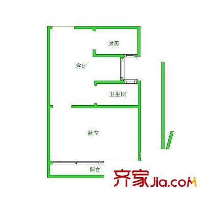 蓮溪六村 0室 戶型圖