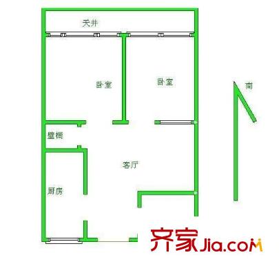 蓮溪六村 0室 戶型圖