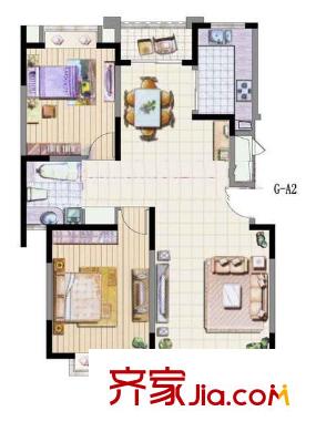 上海 金港河滨华城 户型图