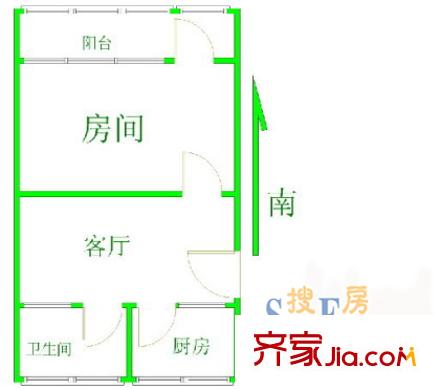 上海 濟(jì)陽三村 戶型圖