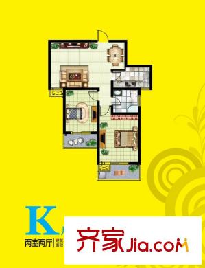 文鼎雅苑別墅戶(hù)型圖戶(hù)型圖 2室 2室1廳1衛(wèi)1廚