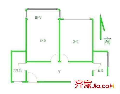 兰溪公寓 户型图