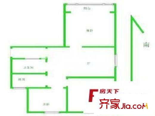 兰溪公寓 户型图