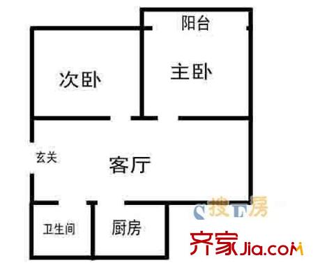 兰溪公寓 户型图