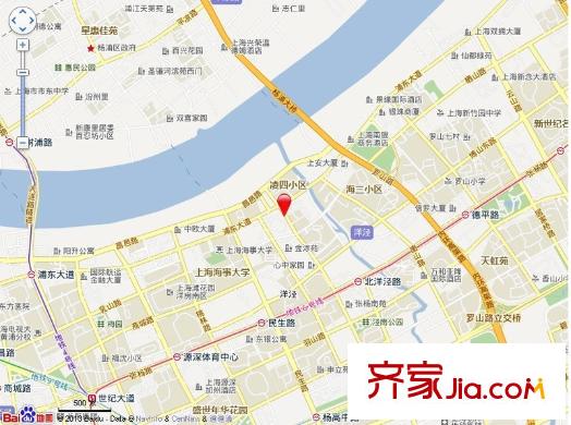 東方城市公寓交通圖