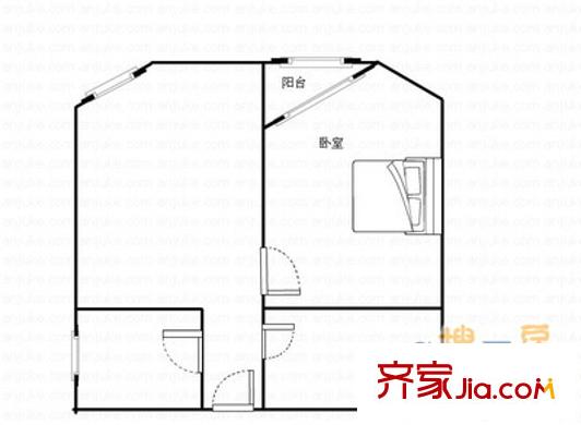 管弄三街坊户型图上海 管弄新村 户型图 1室1厅1卫1厨