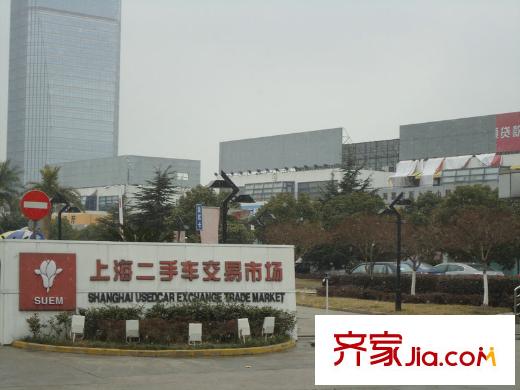 西上海名邸配套图二手车交易市场