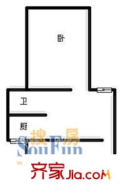 上海 建德花园紫荆苑 户型图