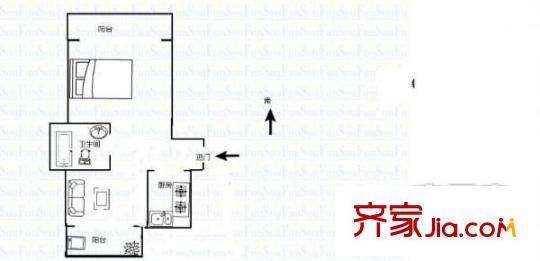 馨佳园十街坊户型图户型图