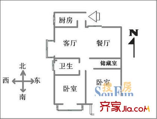 上海 貝越佳園 戶型圖