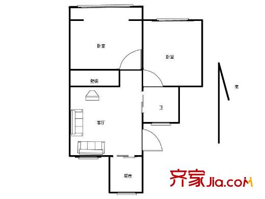 瑞冬小区户型图 户型图