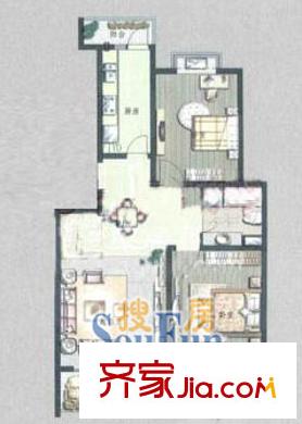 上海 錦繡花木公寓 戶型圖