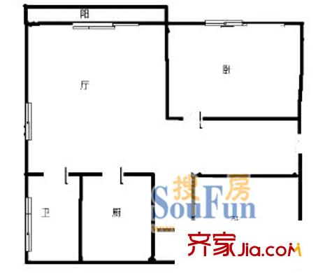 上海 錦繡花木公寓 戶型圖
