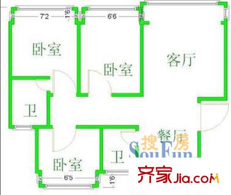 東麗苑 戶型圖
