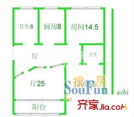上海 飛旺家園 戶型圖