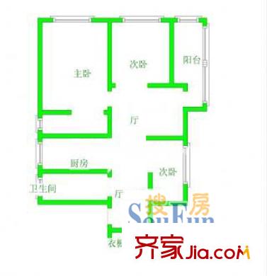 上海 龍威名邸 戶型圖