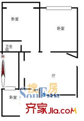 上海 爱建新村 户型图