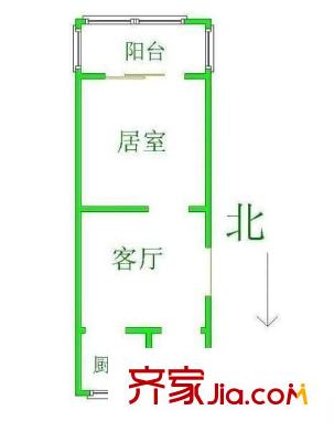 金光小區(qū)戶型圖戶型圖 1室1廳1衛(wèi)1廚