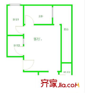 上海 九茂小区 户型图