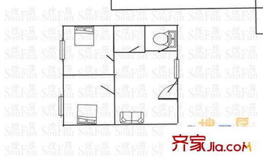 上海 張江交江大樓 戶型圖