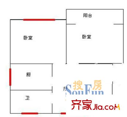 上海 梅園五街坊 戶型圖