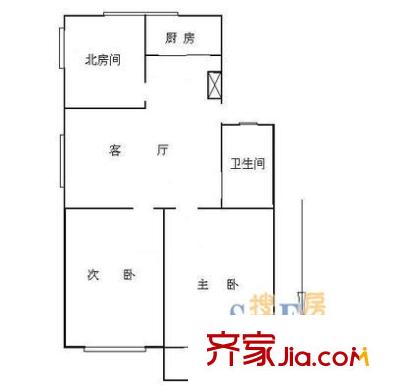 上海 東南一村 戶型圖