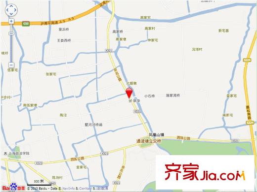 紫都上海晶园交通示意图