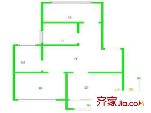 文昌巷小區(qū)戶型圖戶型圖 3室 3室1廳1衛(wèi)1廚