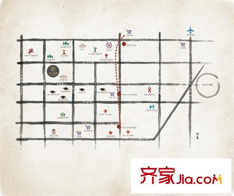 佘山玺樾区位图