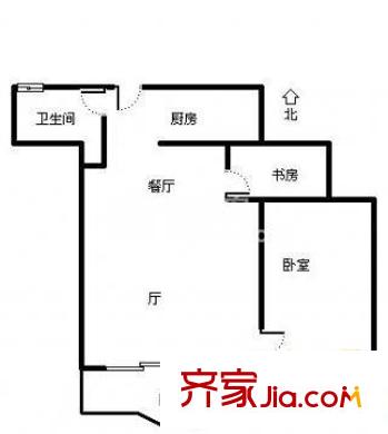 建德花园玫瑰苑 户型图