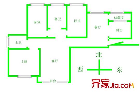 上海 平江智荟苑 户型图