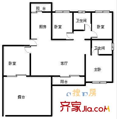 上海 周康四村 戶型圖